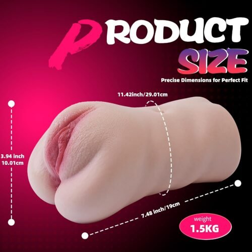 3.3 lb Realistic Silicone Pocket Pussy