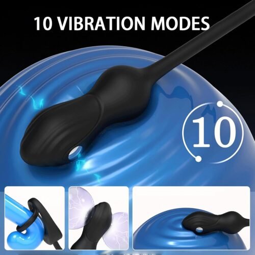 Electric Shock Anal Vibrator with Remote Control