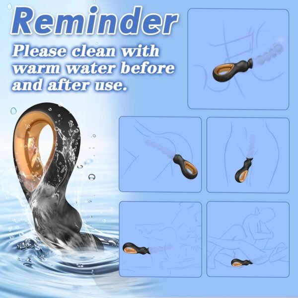Vibrating Anal Beads Butt Plug