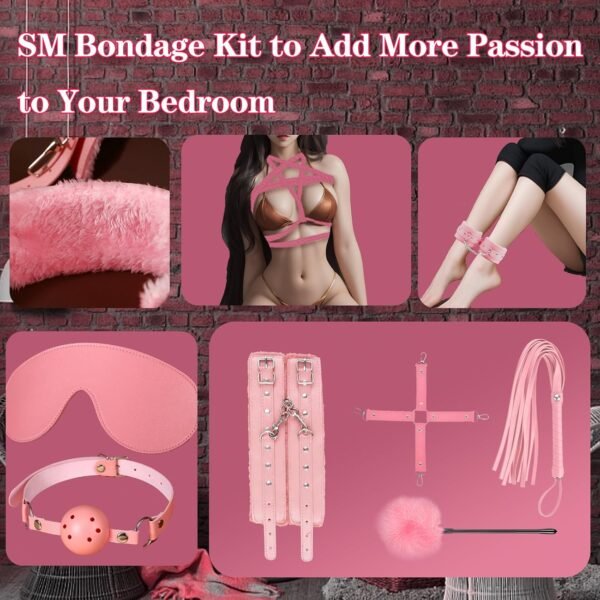 10 Pcs Sex Bondage Set for Beginners