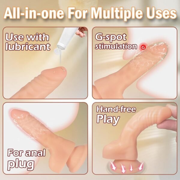 5.2 Inch Realistic Beginner Anal Dildo