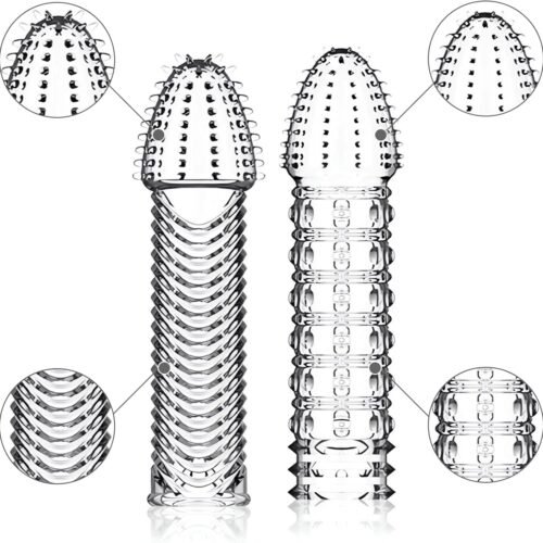 4 Pack Reusable Penis Sleeves