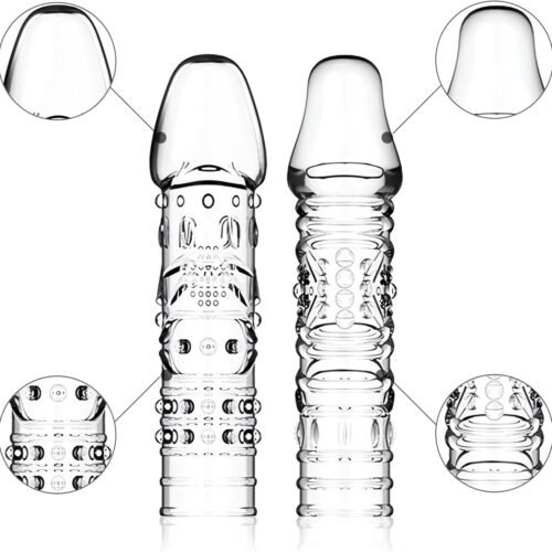 4 Pack Reusable Penis Sleeves