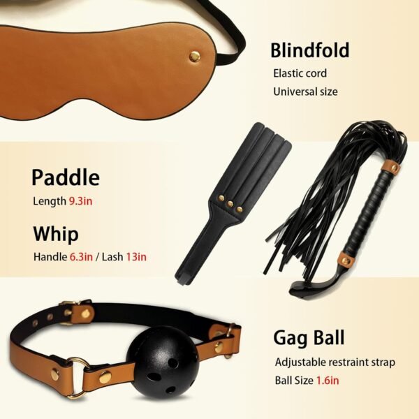 17PCS BDSM Beginners Kit Restraints