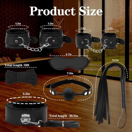 Bondage Restraint Kits 7 Pcs BDSM Toys