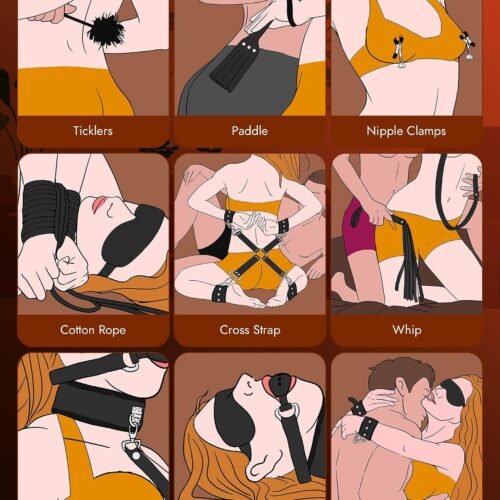 UTIMI BDSM Bondage Kit Sex Toys