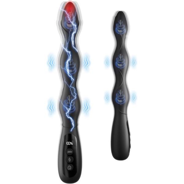 Estim Anal Beads Butt Plug