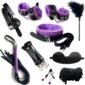 Purple Adult Bondage 10-Piece Set