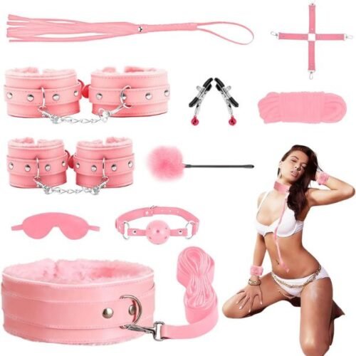 10 Pcs Sex Bondage Set for Beginners