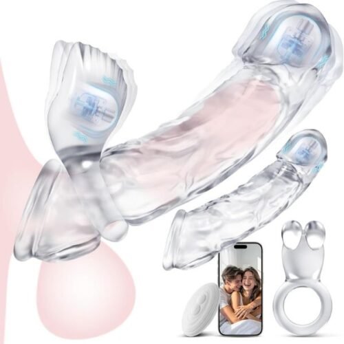 Dual Vibrating Penis Sleeve for Couples
