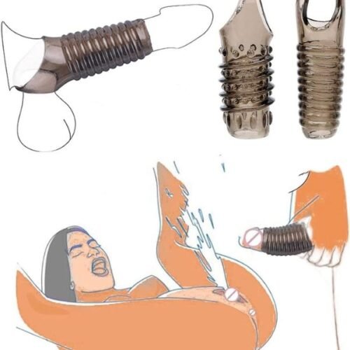 2 Pcs Sex Toys Penis Sleeve Cock Sleeve